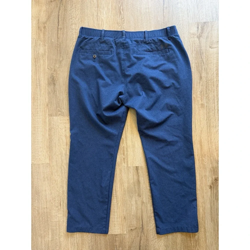UNDER ARMOUR Match Play Vented Stretch Performance Navy Golf Pants 40 x 30
